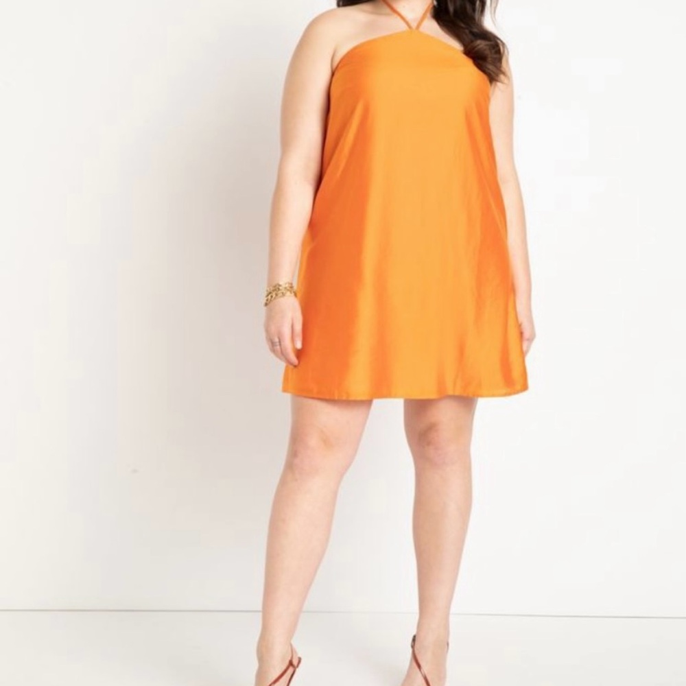 Sweet ELOQUII halter dress.